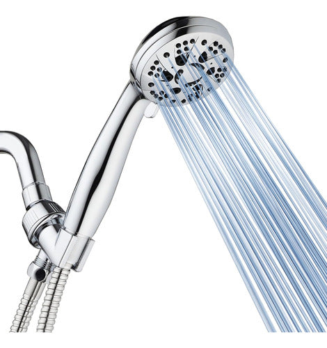 AquaDance High Pressure 6-Setting Handheld Showerhead 3.5 Inch 0