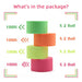 Mflueewr Fluo UV Reactive Crepe Paper Streamers - 8 Rolls 4cm x 30m Assorted 6