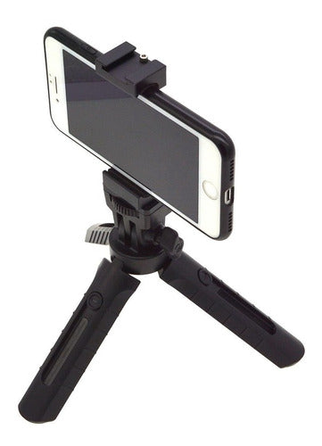 Combo: Godox MT-01 Tabletop Tripod + Universal Smartphone Adapter 1