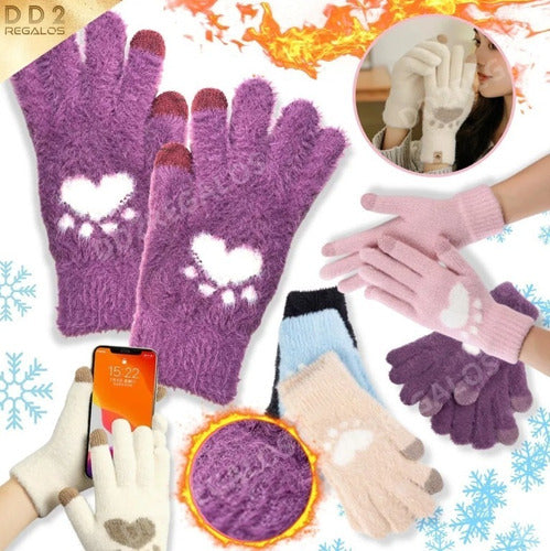Warm Polar Fleece Thermal Gloves for Winter Cold 9