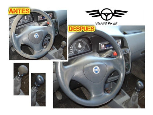 Kit Steering Wheel Restoration Liquid Chevrolet Celta 2