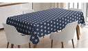 Ambesonne - American Landscape Tablecloth Design with Moon Over Lake 0