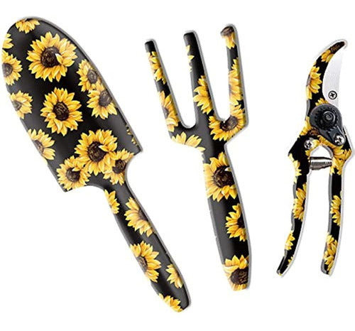 Gartol Sunflower Printed Garden Tool Set 0