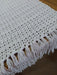 Norma Handmade Crochet Table Runner with Fringes 2