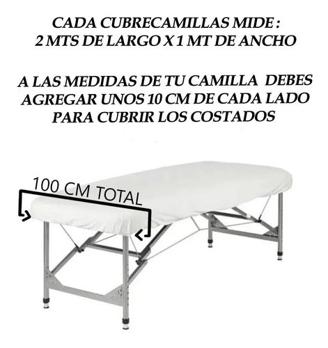 Cubre Camilla Plisado Descartable C/elastico 220x90cm 20 Un. 5