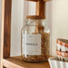 Set of 2 Giant 3000 cm3 Glass Jars with Cork Lid 8