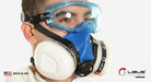 Libus Semi-Mask Respirator for Gases and Vapors - Cartridges 3