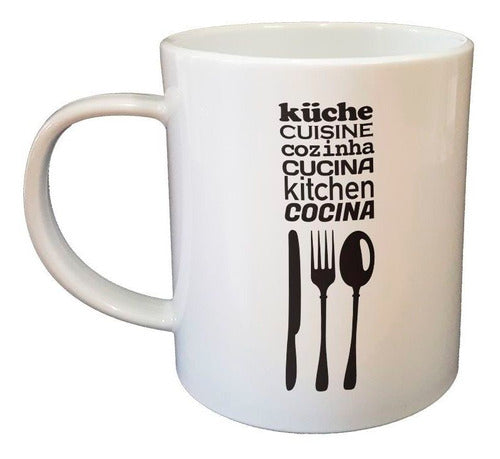 Tiendacubik Taza De Plastico Kitchen Cocina Spoon Fork Knife 0