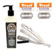 BlackOne Transparent Shaving Gel + Razor + Treet Barber Blades 0