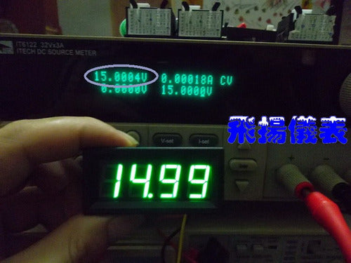 Precision 4-Digit 0-99.99V Red LED Digital Voltmeter 7