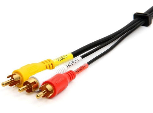 Cmple RCA Cable 3 Male to 3 Male RCA, Gold Plated/6 Feet 2