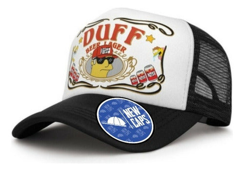 Newcaps Trucker Cap Duff Simpsons Retro Beer #duffcerveza 1