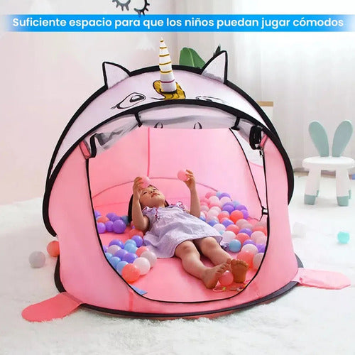 Foldable Kids Pop Up Animal Tent Playhouse Ball Pit Park Game 2