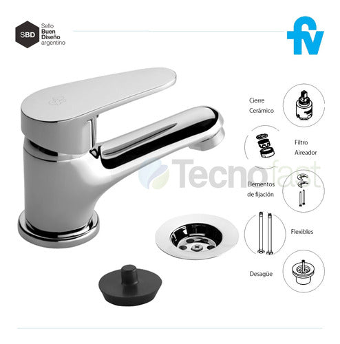 FV Compact M4 Monobloc Bath Faucet 4