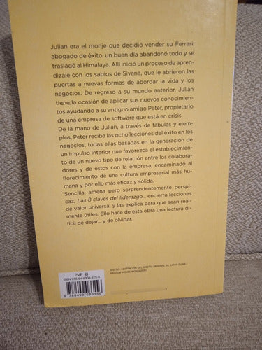 Las 8 Claves Del Liderazgo Del Monje - Excelente. El Mejor!! 1