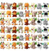 Leitee 48 Mini Plush Animal Toys 0