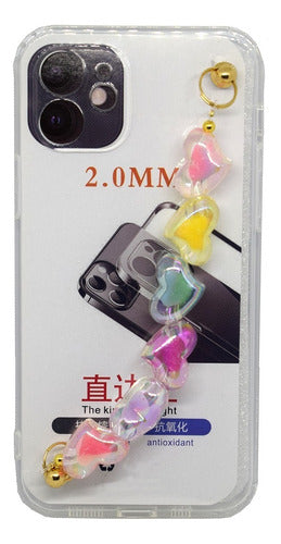 DBS Transparent Heart Wrist Case for iPhone 7, 8, 12, 13 0