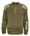 Tactical Lined Knitted Sweater with High Neck Zipper 0