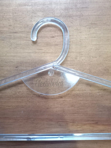 Elexhibidor Acrylic Hanger with Clip Adults 41 cm x 10 Units 1