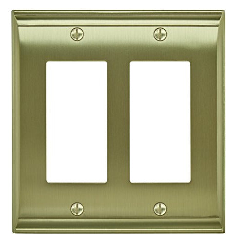 Amerock Bp36505bbz Candler 2 Rocker Wall Plate, Champagne Gold 0