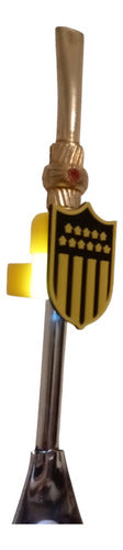 Luz Para Mate Linterna Bombilla Con Escudo Peñarol 3