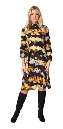 Rocco Candice D155282 Midi Floral Dress 0