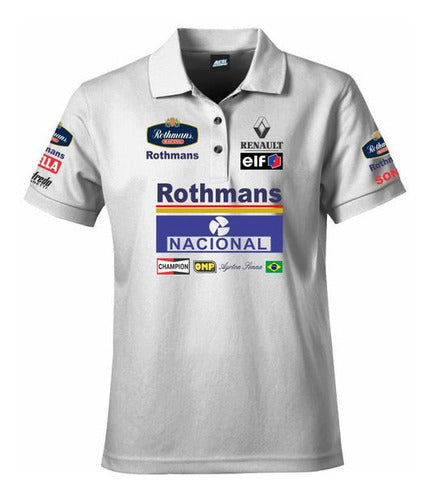 F1 Vintage Polo Shirt - Rothmans Senna - XXL 3