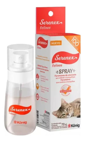 Serenex Feromonas Spray Para Gatos 70 Ml Calmante 1