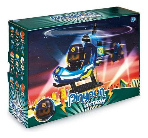 Pinypon Action Mini Police Helicopter and Accessories 2