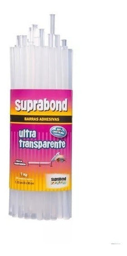 4 Bolsas Barras Silicona Suprabond Ultra Transparentes Finas 0