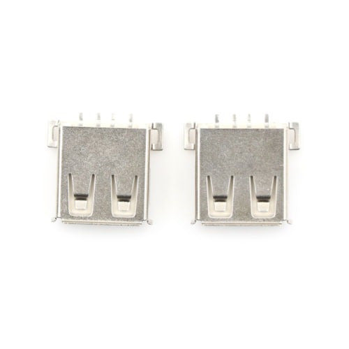 10pcs Usb Tipo A 180 Grados Socket Soldadura Hembra Adaptado 1