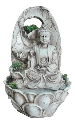 Buddha Water Fountain Leaves Home Decor Garden 2