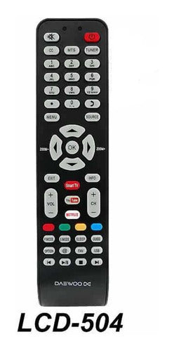 Control Remote for TCL Daewoo RCA Philco RCA TV LED LCD 504 1