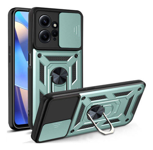 Protector Para Xiaomi Note 12 4g Verde 3 En 1 0