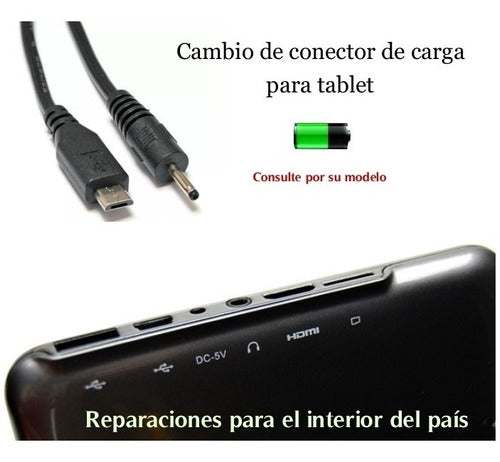 Cambio Conector Carga Tablet Pin De Carga Varios Modelos 1