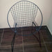 Set of 1 Black or White Bertoia Chairs with 120kg Capacity - Eco-Leather Cushion - Shipping Available 3