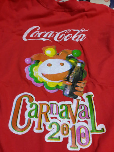 Coca Cola Remera Coca Carnaval `10 Gualeguaychù 66x50 Cm 1