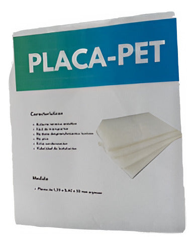 13 Placas Pet Cortada 40 X 120 Cubren 6m2 5mm Espesor 1