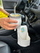 Rixon Regalos Porta Mate Auto Ecocuero Blanco Personalizado Full Color 1