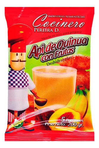 Farinha Quinoa Com Frutas Bebida Api De Quinua C/frutas 200g 0