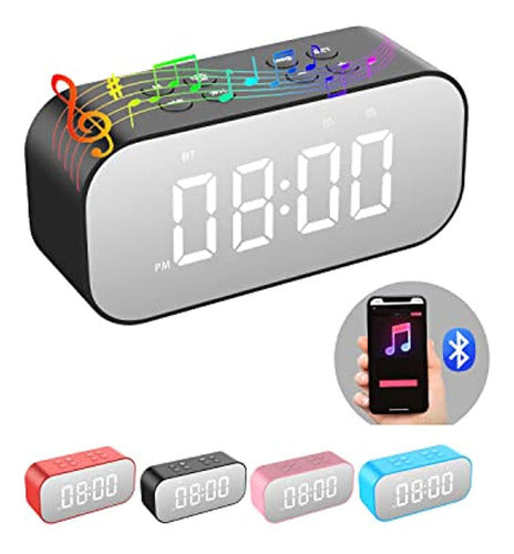 Reloj Despertador Afk Para Dormitorio/oficina, Reloj Digital 0