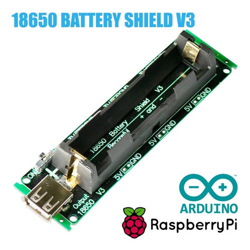 Shield Cargador De Baterias 18650 Proteccion Para Raspberry 1