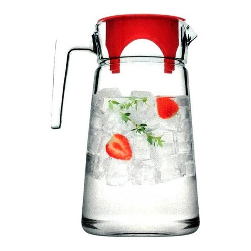 Pasabahce City Glass Jug 2 L Water Juice Bottle in Palermo 0