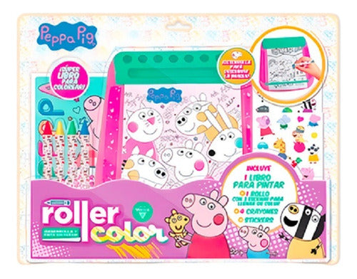 Roller Peppa Pig - Libro Para Colorear Desenrolla Y Pinta 0