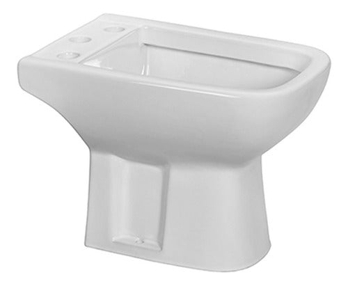 Piazza Bidet 3 Holes Amalfi B0103 White Ceramic for Bathroom 0