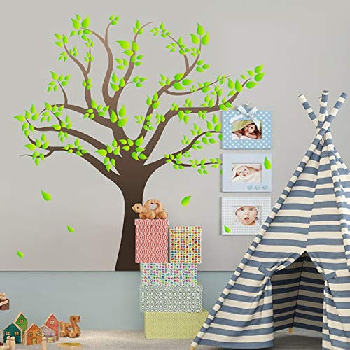 Rainbow Wsk Rw-1080 3D Green Tree Wall Stickers 1