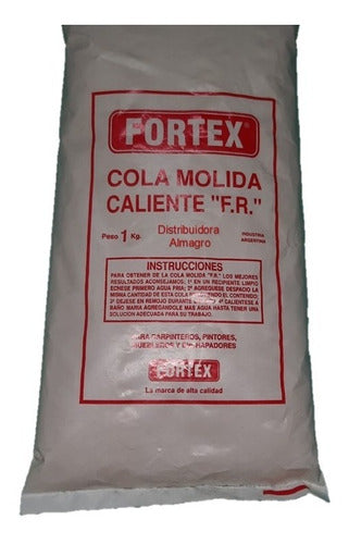 Fortex Adhesivo Cola Francesa Molida Granulada De Carpintero 1kg 1