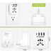 Lencent World to US Plug Adapter with 3 Ports 5