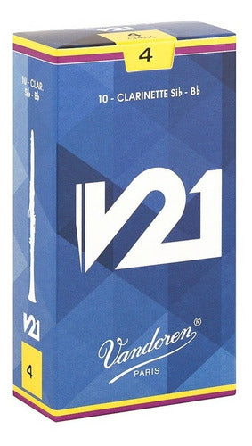 Cañas Vandoren V21 Para Clarinete Sib 4 0