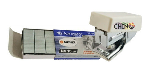 Kangaro Mini Stapler M-10 Ultra Small 4cm + Staples N10 1